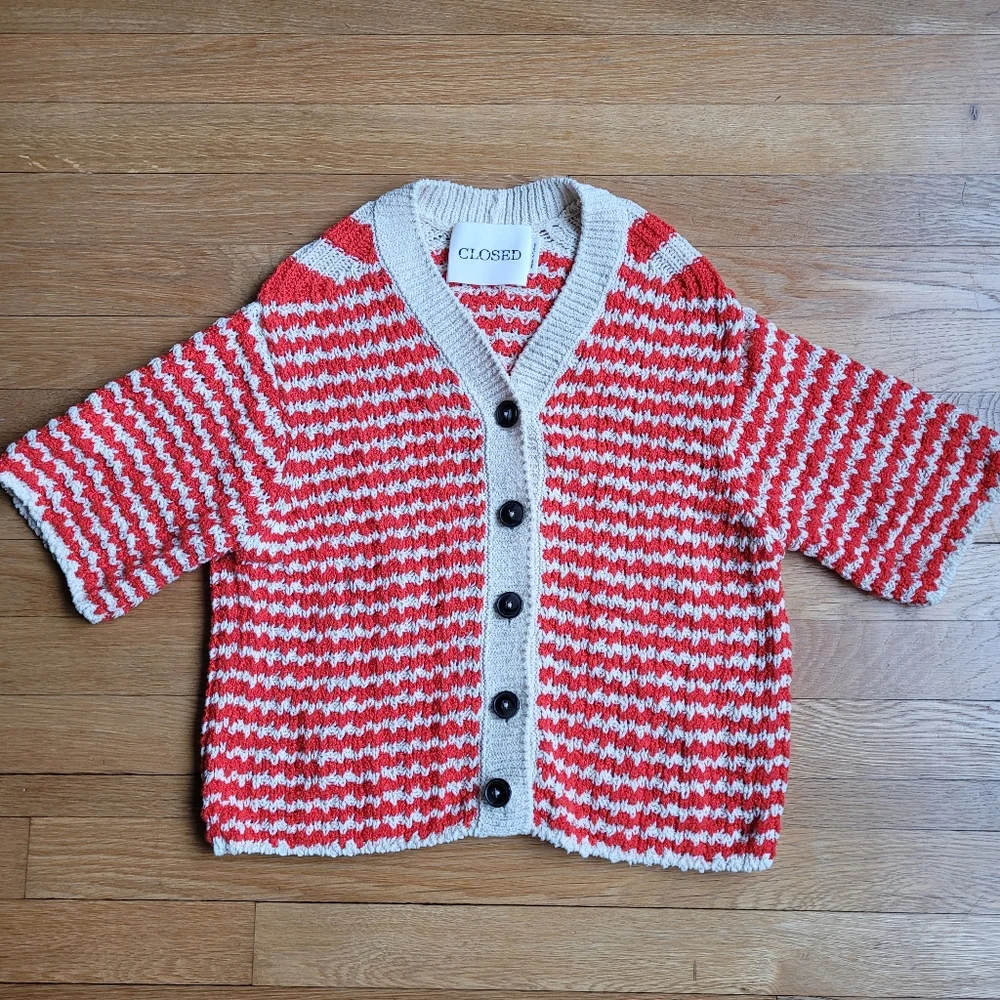 Worn Once! Closed Crochet Cardigan Arabiata - Picture 2 of 16